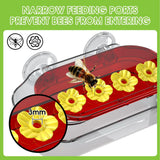 Window Hummingbird Feeder, Strong Suction Cup Hummingbird Feeder with 4 Feeding Ports, Easy to Clean and Refill Plastic In Australia - Darrahopens