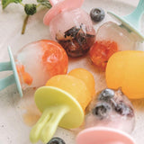Mini Popsicles Molds for Kids Baby Cute Animal Shapes 6 Pieces Ice Pop Maker BPA Free Silicone Ice Cream Making Homemade