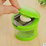 Kitchen Innovations Garlic Press, Crusher, Cutter, Mincer, and Storage Container - Includes Silicone Garlic Peeler - Easy to Clean In Australia - Darrahopens