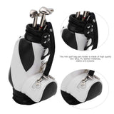 Mini Desktop Golf Souvenir Set,Mini Golf Pens Holder with Pen for Desk Decoration,Golf Souvenir Event Souvenir Golf Gift