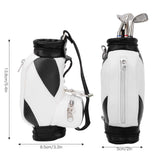 Mini Desktop Golf Souvenir Set,Mini Golf Pens Holder with Pen for Desk Decoration,Golf Souvenir Event Souvenir Golf Gift