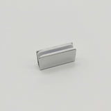 Glass Clip Silver Strikes Plate Magnetic Rectangular Touch Clamps Glass Cabinet Latch Replacement Parts for Cabinet, Glass Door
