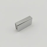 Glass Clip Silver Strikes Plate Magnetic Rectangular Touch Clamps Glass Cabinet Latch Replacement Parts for Cabinet, Glass Door