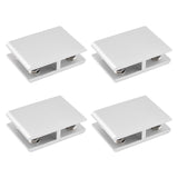 Glass Clamp,4 Pack Adjustable Double Side Aluminum Alloy Glass Shelf Support Bracket,Glass Clip Clamp Holder for 10-12mm Thickness In Australia - Darrahopens