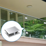 Glass Clamp,4 Pack Adjustable Double Side Aluminum Alloy Glass Shelf Support Bracket,Glass Clip Clamp Holder for 10-12mm Thickness In Australia - Darrahopens