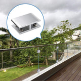 Glass Clamp,4 Pack Adjustable Double Side Aluminum Alloy Glass Shelf Support Bracket,Glass Clip Clamp Holder for 10-12mm Thickness In Australia - Darrahopens
