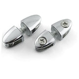 3pcs Glass Clamp Bracket for Wall Shelf Support Stainless Steel Glass Clamp Shelf Bracket Mirror Holder Clips Fixation Clamp