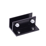 Glass clamp, Glass Holder, Aluminum Alloy Glass clamp Bracket Bracket clamp Glass Cabinet 0.32"（8mm）-0.48"（12mm） Thickness (8pcs)