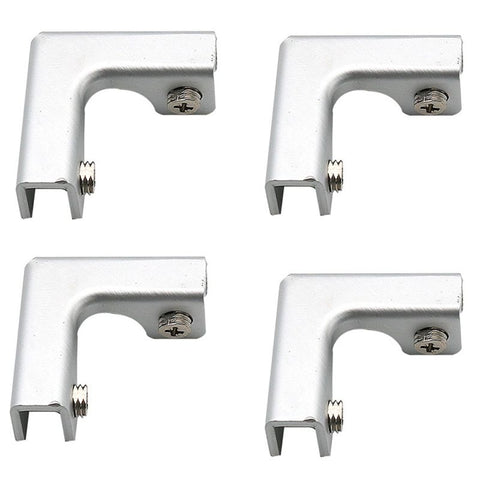 glass clamp, sleeve" glass clamp, glass fixing clamp glass, used for glass panel fixing, with screws (pack of four)