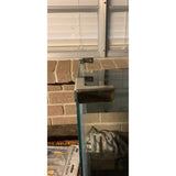 glass clamp, sleeve" glass clamp, glass fixing clamp glass, used for glass panel fixing, with screws (pack of four)