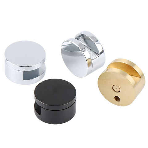 4 Sets Mirror Clip Round Glass Clamps Clips Mirrors Holder Supporting Sheet Hanging Glass Clips for Dresser Bathroom Walls Fixed In Australia - Darrahopens