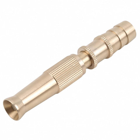 Heavy-Duty Brass Garden Hose Nozzle, Easy Adjustable Twist Control Water Hose Sprayer Nozzle, Fits Standard Hoses