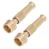 2Pcs Water Hose Nozzle for Garden Lawn,  External Thread High Pressure Resistant Rotatable Adjusted Garden Hose Nozzle Attachment
