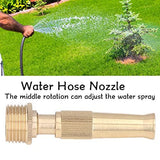 2Pcs Water Hose Nozzle for Garden Lawn,  External Thread High Pressure Resistant Rotatable Adjusted Garden Hose Nozzle Attachment