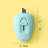 3 PCS Mini Portable Box Cutter Cute Paper Cutter Cutting Paper Blade Office School Supplies Stationery Gift
