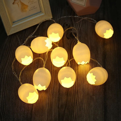 Easter Egg String Lights Outdoor, 20 Easter Lights Battery Powered 1 Modes Remote Control Easter Lights for Easter