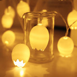 Easter Egg String Lights Outdoor, 20 Easter Lights Battery Powered 1 Modes Remote Control Easter Lights for Easter