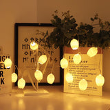 Easter Egg String Lights Outdoor, 20 Easter Lights Battery Powered 1 Modes Remote Control Easter Lights for Easter