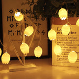 Easter Egg String Lights Outdoor, 20 Easter Lights Battery Powered 1 Modes Remote Control Easter Lights for Easter