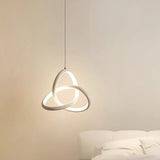 Cold White Kitchen Island Pendant Lights Fixtures, Adjustable Integrated Hanging Lamp for Living Room Bedroom Hanging Light