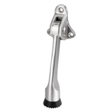 Stopper, Heavy Duty Door Stop with Non-Slip Rubber Tip for Wood Concrete Tiled Carpeted Floors, Brushed Nickel