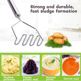 Potato Masher,Stainless Steel Potato Masher for Making Mashed Potato, Banana Bread, Pumpkin Puree and Vegetables In Australia - Darrahopens