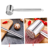 Meat Tenderizer Stainless Steel Heavy Meat Hammer Tool and Hand-Held Meat Tenderizing Needle Tool can Tenderize Steak In Australia - Darrahopens