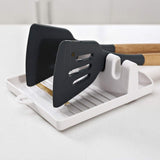 2pc Kitchen Utensil Rest, Spoon Rest, Kitchen Utensil Set, Upgrade Hanging Design, Heat-Resistant,  Spoon Holder for Spoons