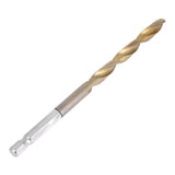 Hex Shank Drill Bit Set Premium Titanium Impact Hex Drill Bits for Wood, Steel, Metal, Plastic, Quick Change Design