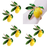 6pc Lemon Napkin Rings Napkin Holder Creative Fruits Napkin Rings Buckles Farmhouse Napkin Rings Table Decor In Australia - Darrahopens