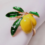 6pc Lemon Napkin Rings Napkin Holder Creative Fruits Napkin Rings Buckles Farmhouse Napkin Rings Table Decor