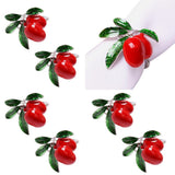 6pc Lemon Napkin Rings Napkin Holder Creative Fruits Napkin Rings Buckles Farmhouse Napkin Rings Table Decor