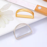 2pc  Easter Napkin Rings, Semicircle Metal Gold Napkin Holder Buckles, Napkin Rings for Dinner Table Decor