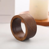 Wooden Napkin Ring for Weddings Dinner Parties or Every Day Use  Use Fashionable and versatile tabletop napkin buckle