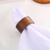 Wooden Napkin Ring for Weddings Dinner Parties or Every Day Use  Use Fashionable and versatile tabletop napkin buckle In Australia - Darrahopens