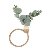 3pc Spring Napkin Rings, Wood Bead Farmhouse Napkin Rings for Weddings Christmas Party and Easter Table Decoration