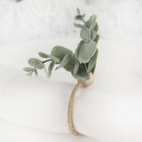 3pc Spring Napkin Rings, Wood Bead Farmhouse Napkin Rings for Weddings Christmas Party and Easter Table Decoration