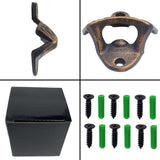 3pc Old Style Cast Iron Beer Bottle Opener Wall Mounted Bottle Cap Opener Aged Gold  Beer bottle wall mounted bottle opener In Australia - Darrahopens