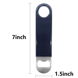 2pc Heavy Duty Stainless Steel Flat Bottle Opener, Solid Beer Openers,  Red, Black can opener, lid opening tool In Australia - Darrahopens