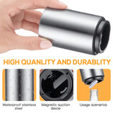 Stainless Steel Automatic Push Down No Damage Quick to Open Small Portable Bottle Cap Openers for Home Bars Picnic Camping Hiking In Australia - Darrahopens