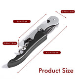5pc Professional Waiter Corkscrew Wine Openers Set ,Upgraded with Heavy Duty Stainless Steel Hinges Wine Key In Australia - Darrahopens