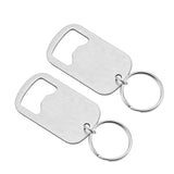 4pc Flat Beer Bottle Opener Keychain, Sturdy and Durable to Send to Friends, Light and Easy to Carry, Suitable In Australia - Darrahopens