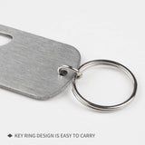 4pc Flat Beer Bottle Opener Keychain, Sturdy and Durable to Send to Friends, Light and Easy to Carry, Suitable In Australia - Darrahopens