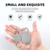 4pc Flat Beer Bottle Opener Keychain, Sturdy and Durable to Send to Friends, Light and Easy to Carry, Suitable In Australia - Darrahopens