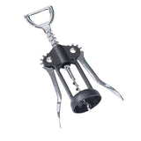 Winged Corkscrew and Bottle Opener, Black Winged Corkscrew and Bottle Opener, Black 丨Stainless steel light bottle opener In Australia - Darrahopens