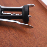 Winged Corkscrew and Bottle Opener, Black Winged Corkscrew and Bottle Opener, Black 丨Stainless steel light bottle opener In Australia - Darrahopens