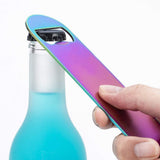 Heavy Duty Stainless Steel Flat Bottle Opener, Simple and Effective Beer Openers Multifunctional beer bottle opener