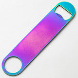 Heavy Duty Stainless Steel Flat Bottle Opener, Simple and Effective Beer Openers Multifunctional beer bottle opener