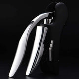 Stainless Steel Wine Opener Compact Vertical Corkscrew Wine Bottle Opener with Foil Cutter Creative multifunctional set