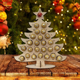 Calendar Christmas Party Chocolate Frame Decoration Wooden Advent Calendar Merry Xmas Decor Ornaments Party Decor Gifts In Australia - Darrahopens